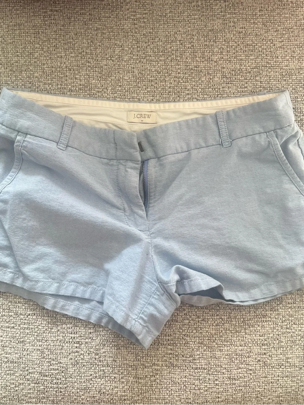 J.Crew Light Blue Cotton Blend Women's Shorts